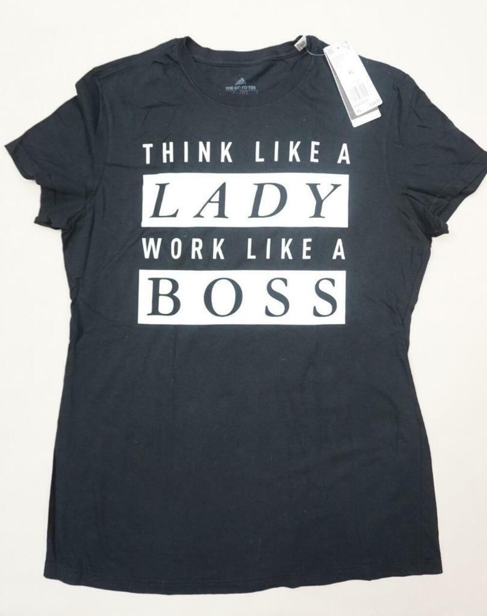 NEW W/SMELL ADIDAS INSPIRATIONAL GO TO GRAPHIC TEE XL BLACK/WHITE T-SHIRT